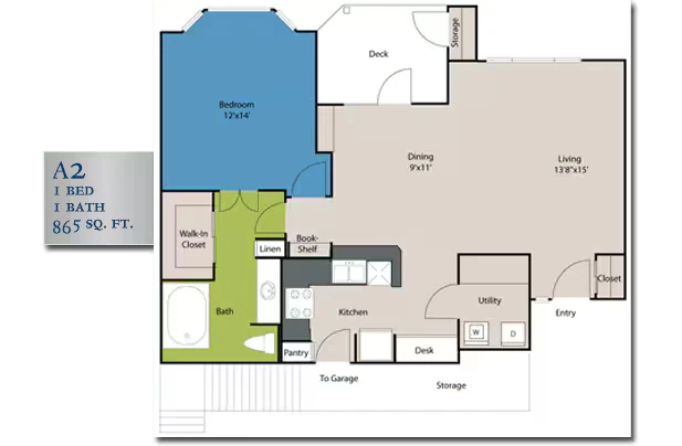 A2 Gold 412 floor plan